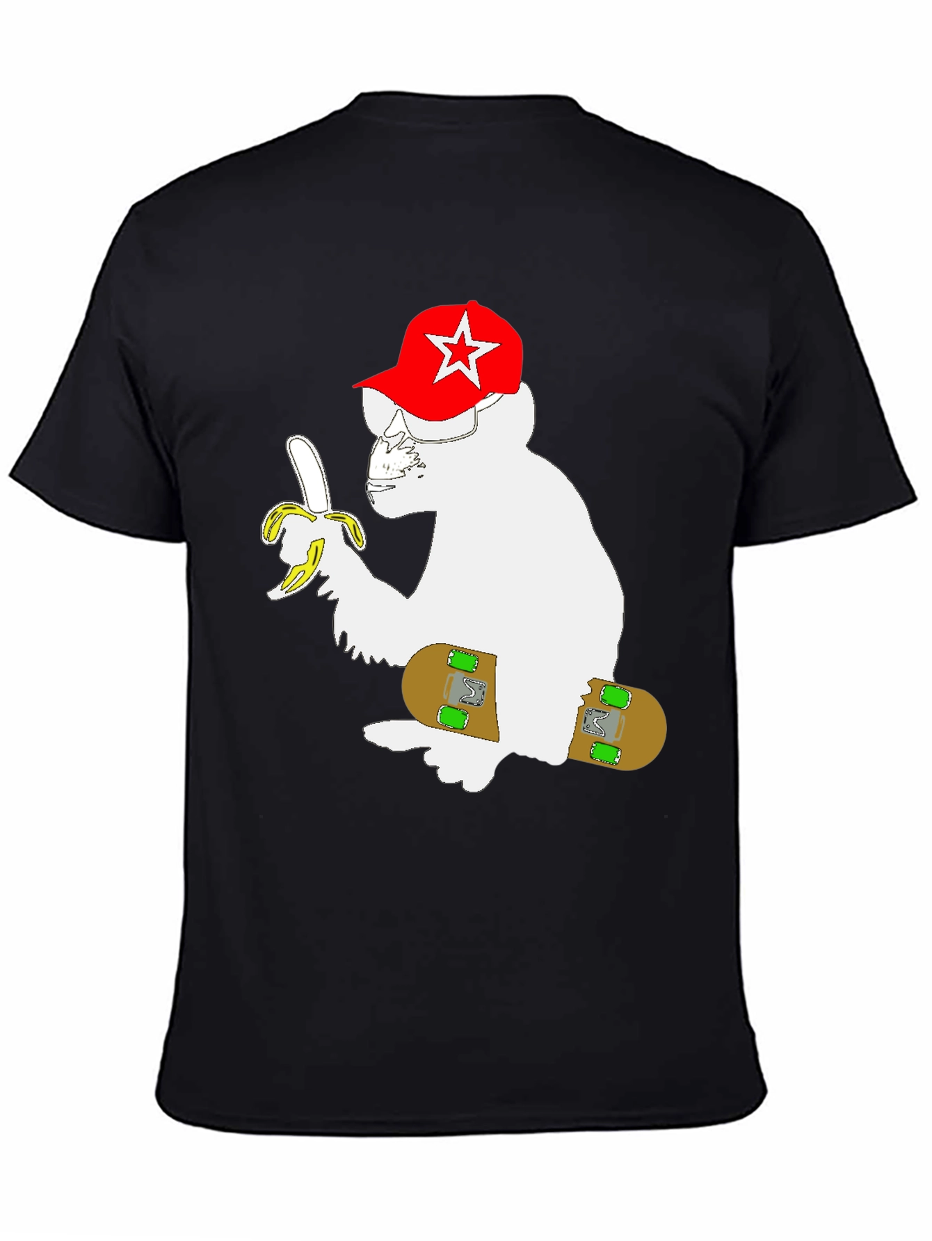Monkey Skateboard T-Shirt