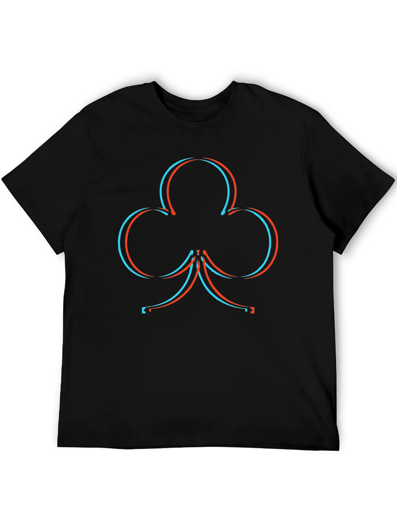 Club Graphic Tee - Mens Black Cotton T-Shirt