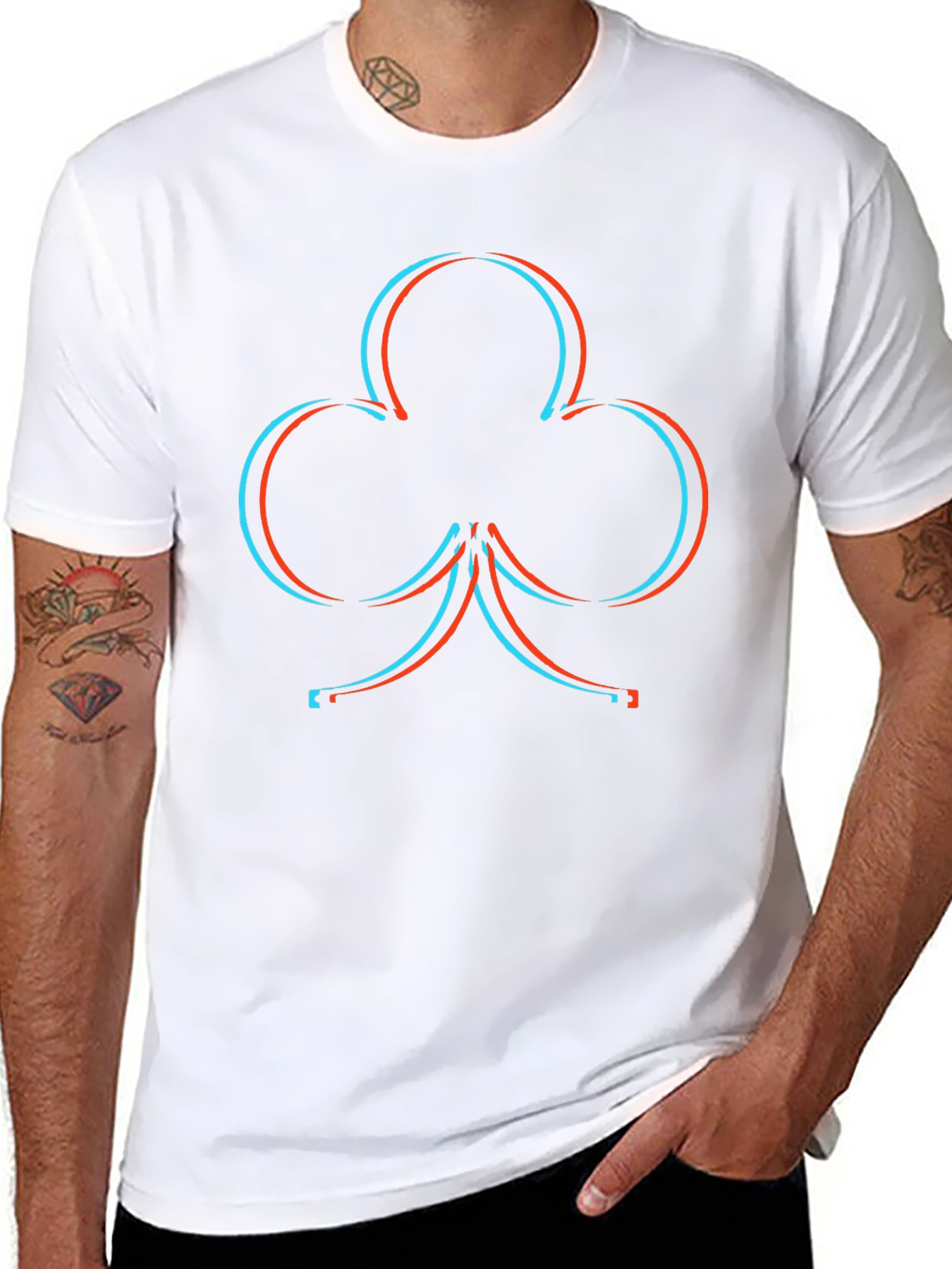 Club Graphic Tee - Mens Black Cotton T-Shirt