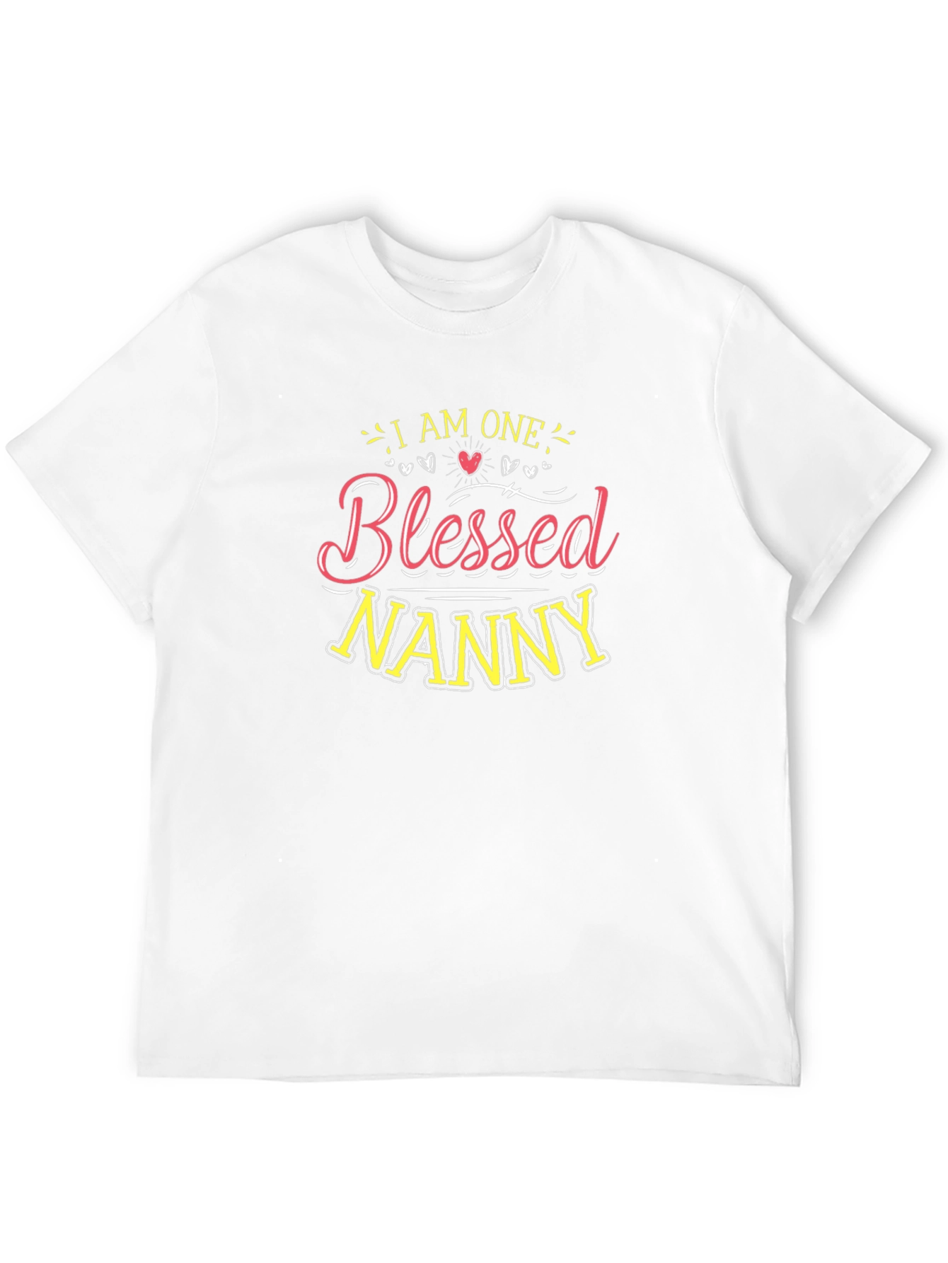 Blessed Nanny Graphic Tee - Black Cotton T-Shirt