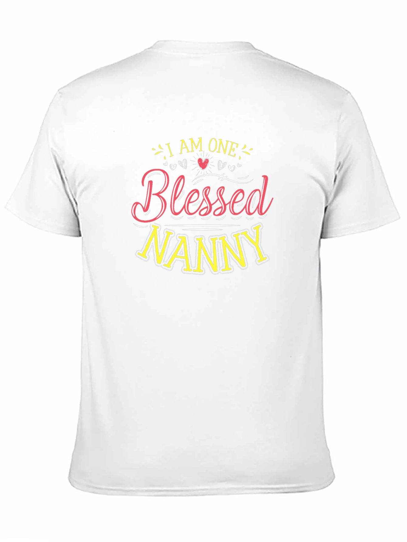 Blessed Nanny Graphic Tee - Black Cotton T-Shirt