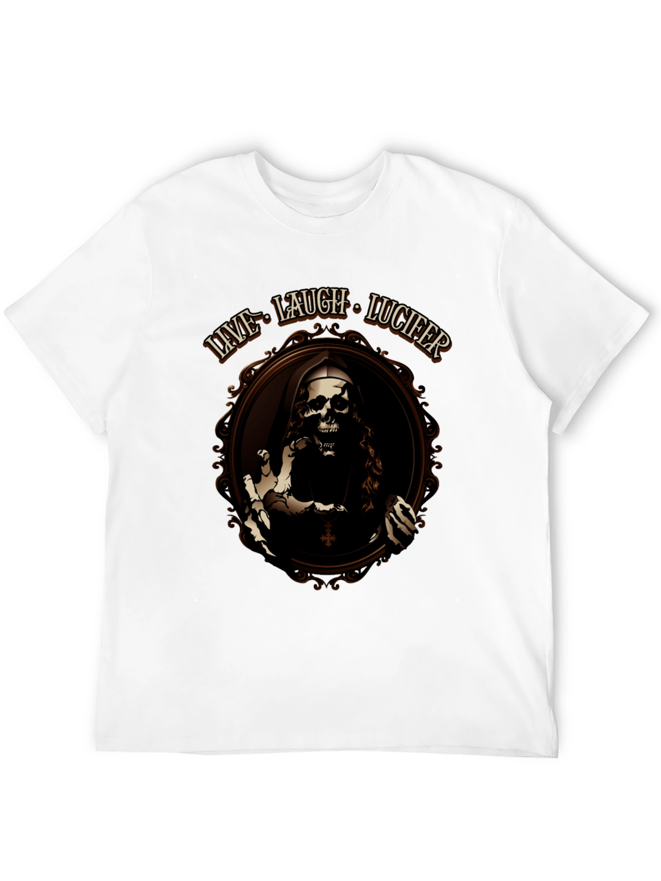Live Laugh Lucifer Black T-Shirt