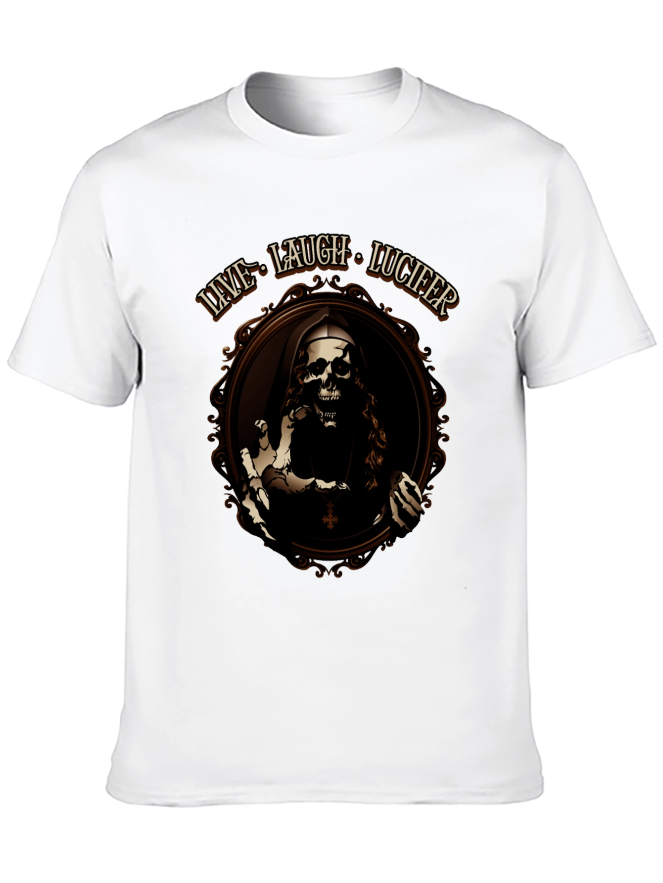 Live Laugh Lucifer Black T-Shirt
