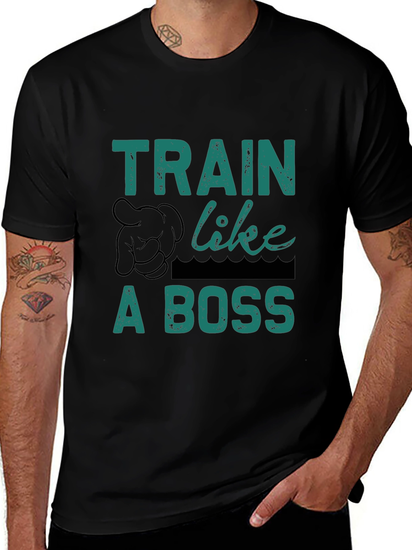 Train Like a Boss Graphic Tee