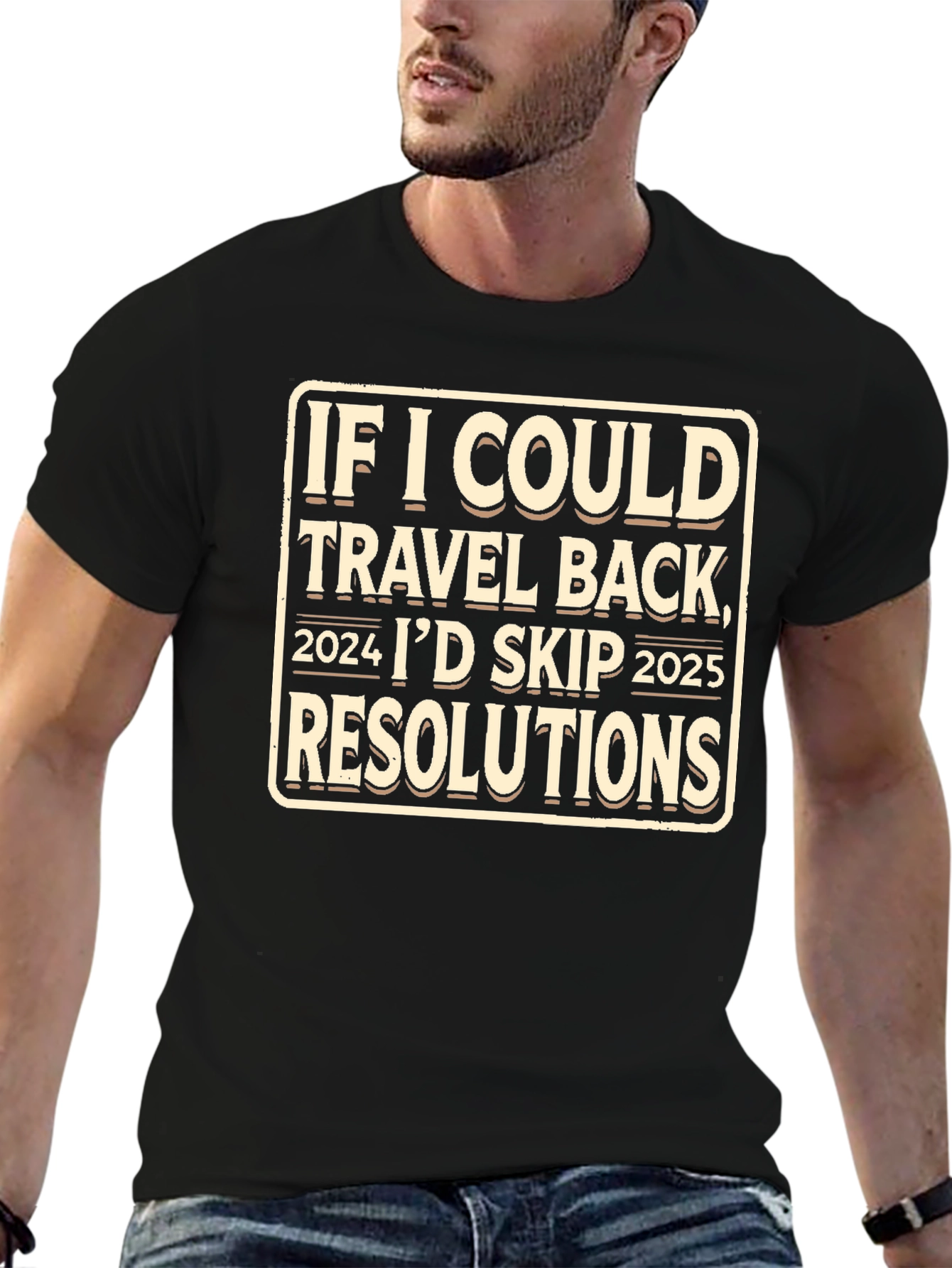 Skip 2025 New Year Funny T-Shirt