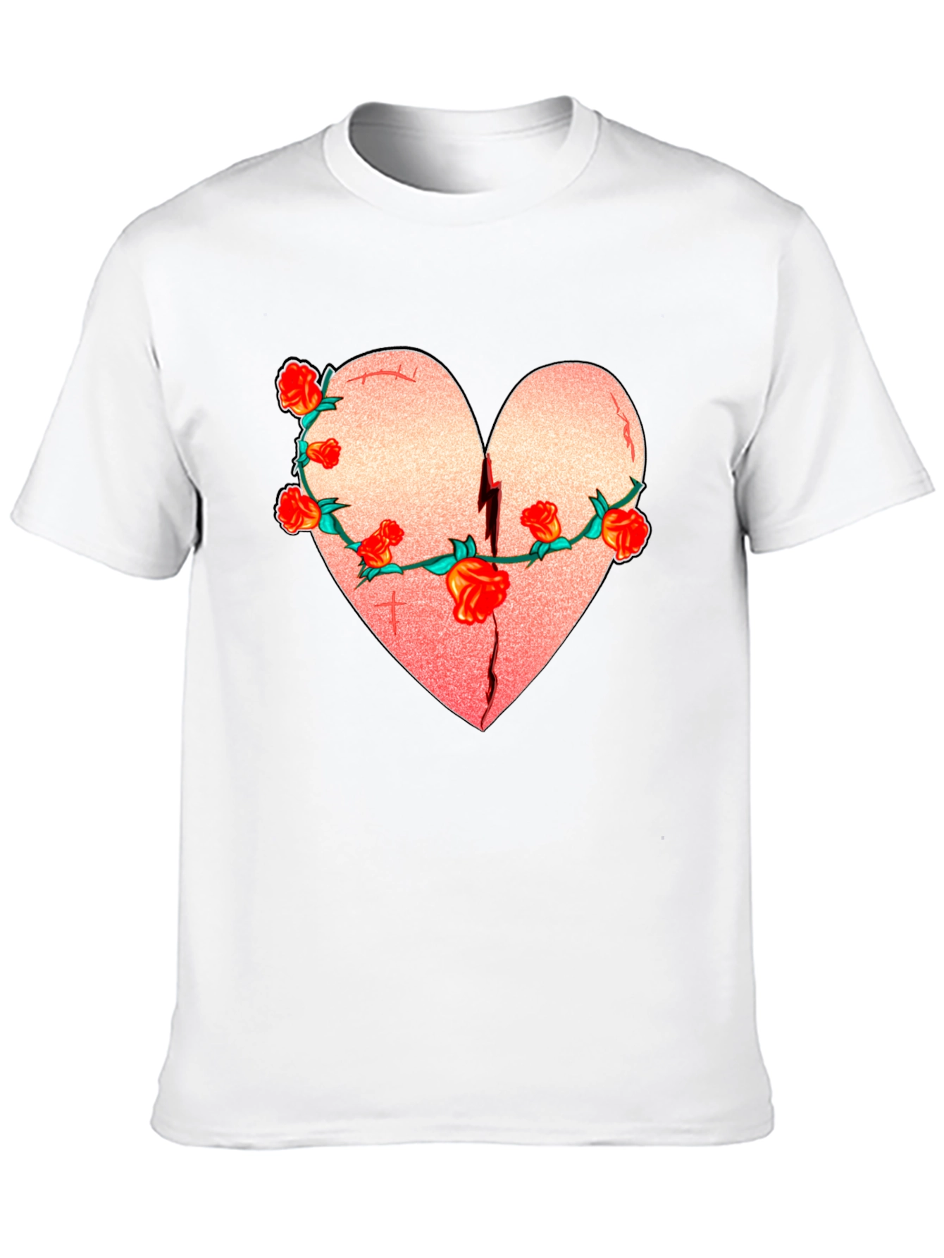 Broken Heart Rose T-Shirt