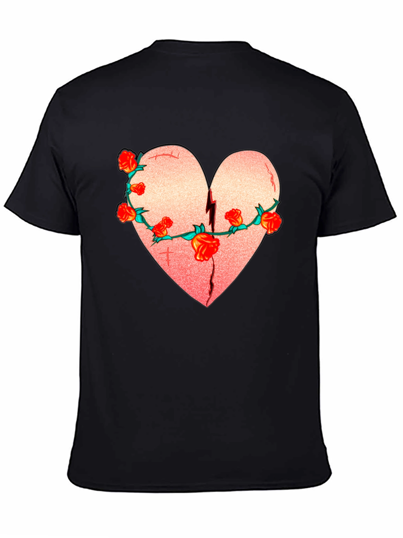 Broken Heart Rose T-Shirt