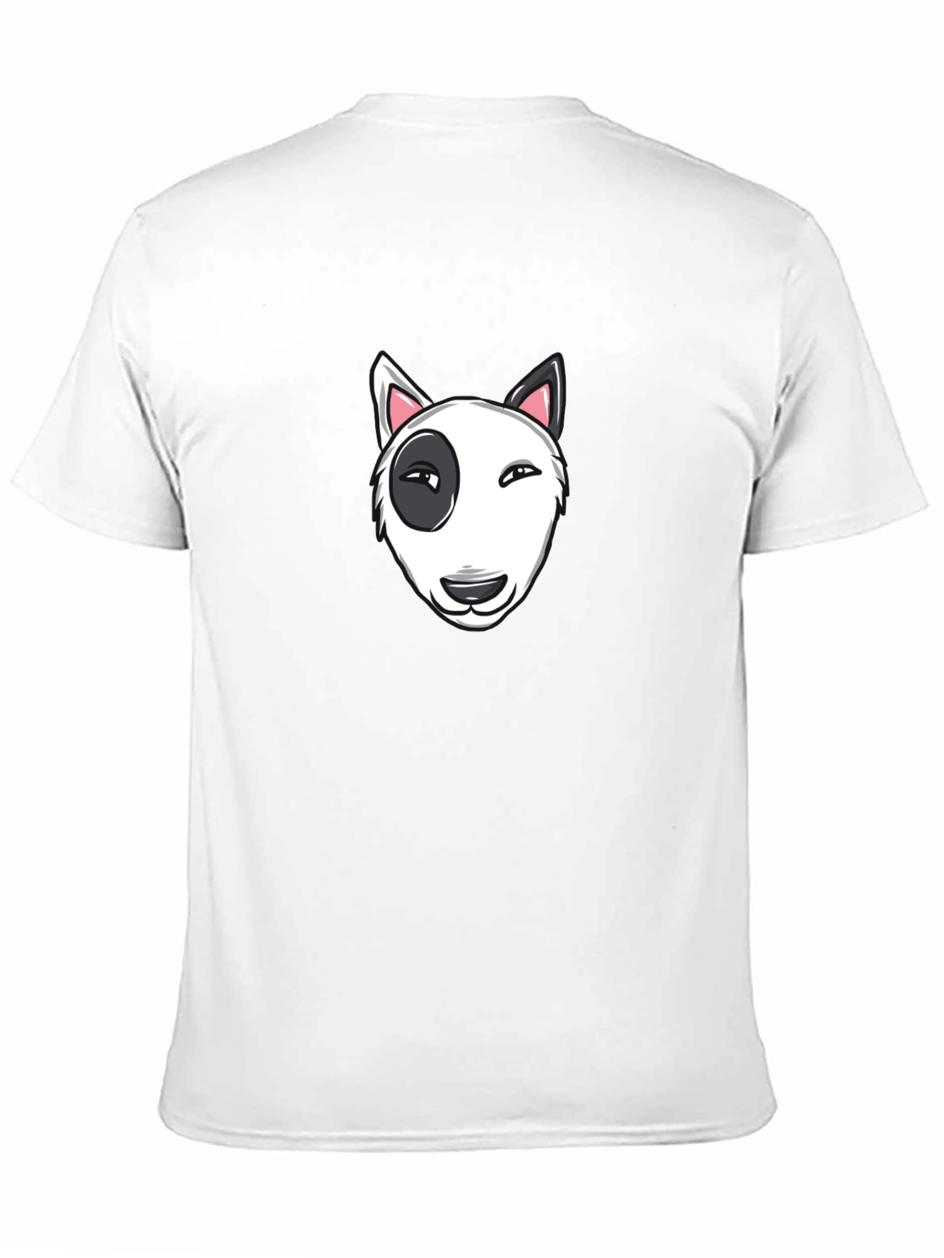Cool Bull Terrier Graphic Black T-Shirt