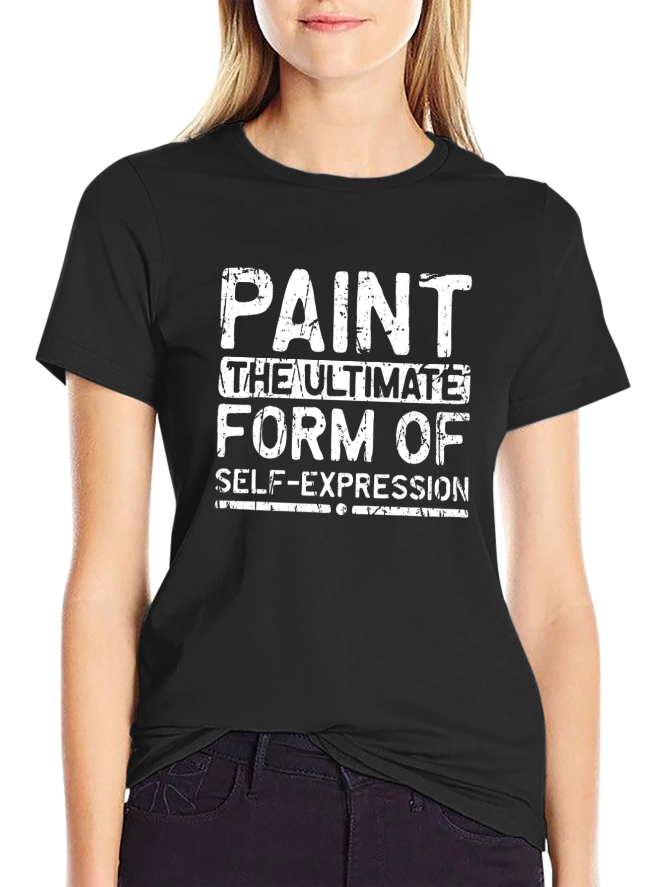 Paint: The Ultimate Form of Self-Expression Graphic Tee