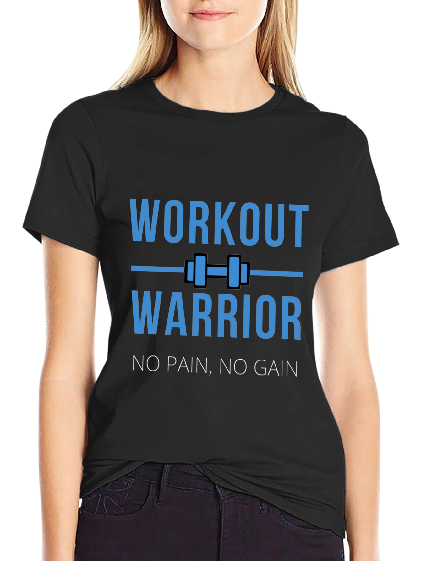 Workout Warrior Black T-Shirt