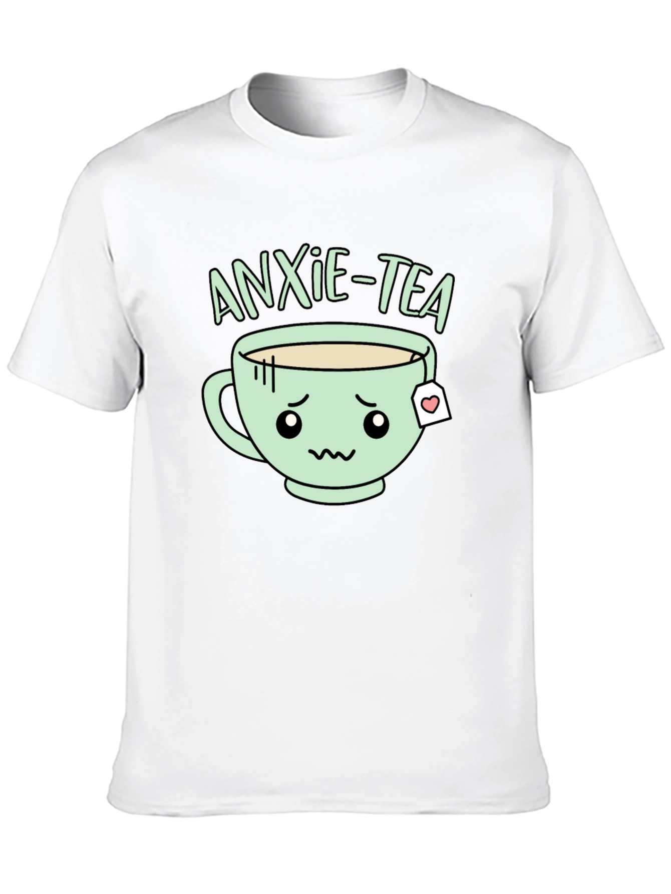 Anxie-Tea Graphic T-Shirt - Cute Kawaii Style