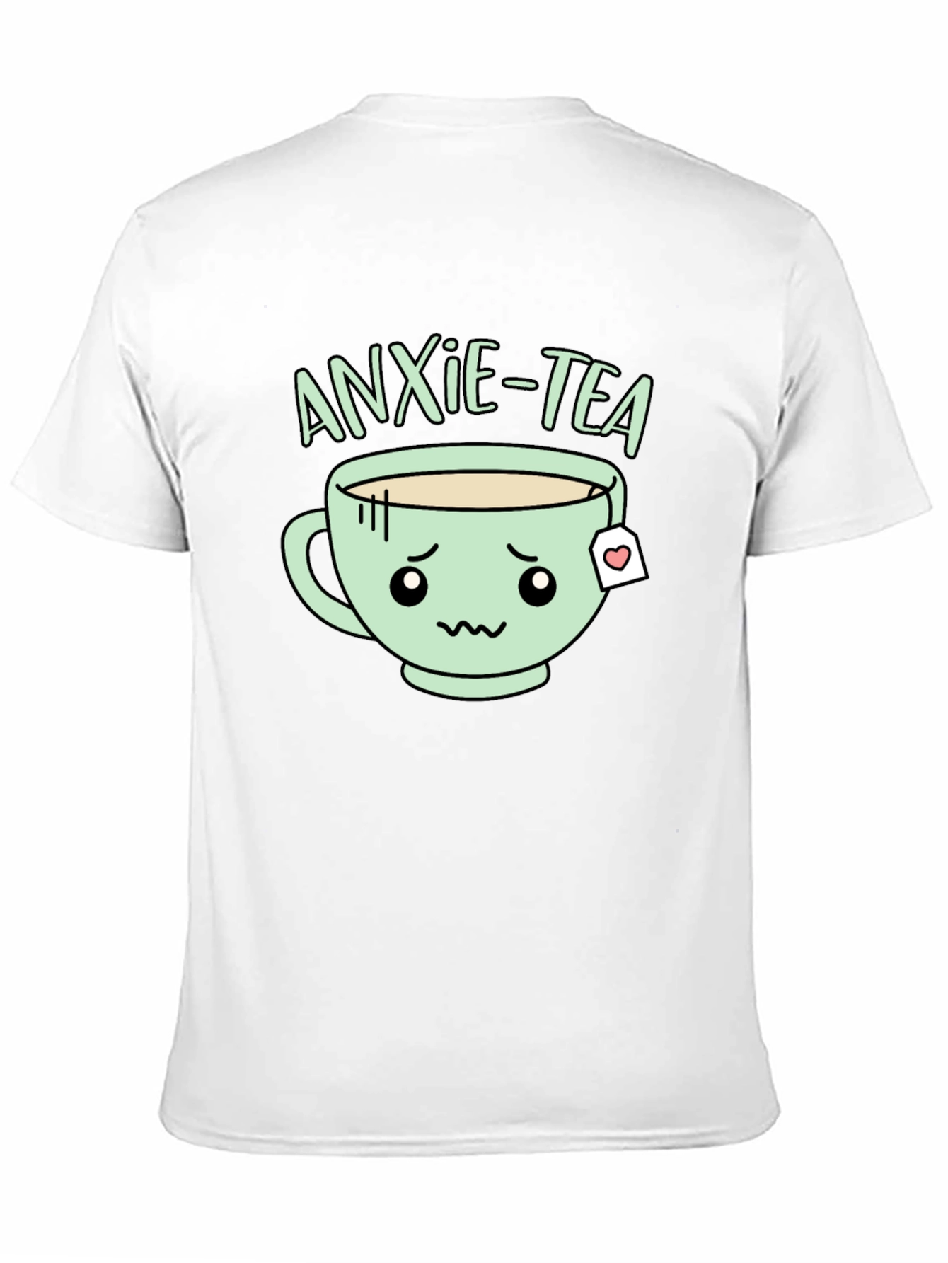 Anxie-Tea Graphic T-Shirt - Cute Kawaii Style