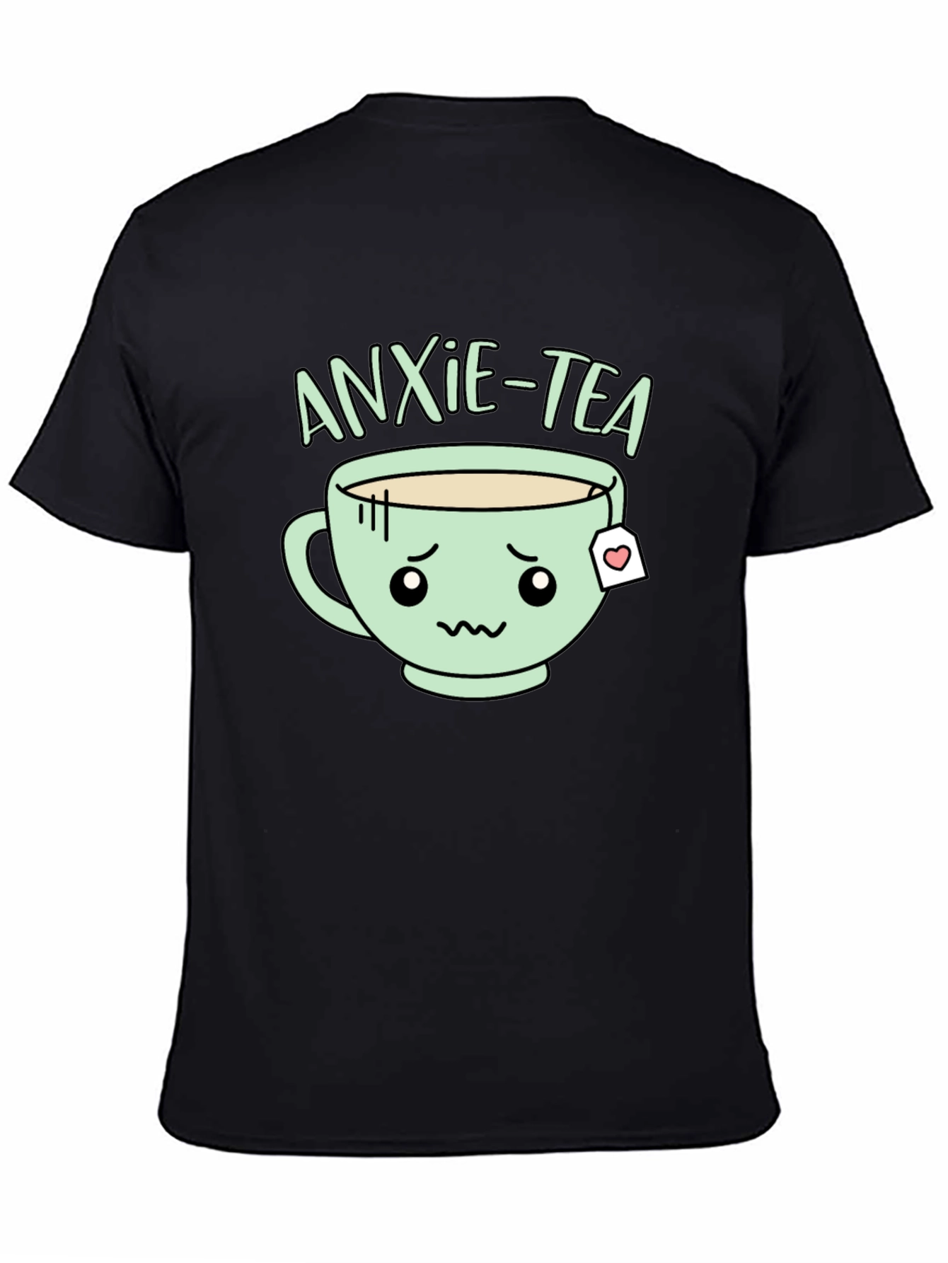 Anxie-Tea Graphic T-Shirt - Cute Kawaii Style
