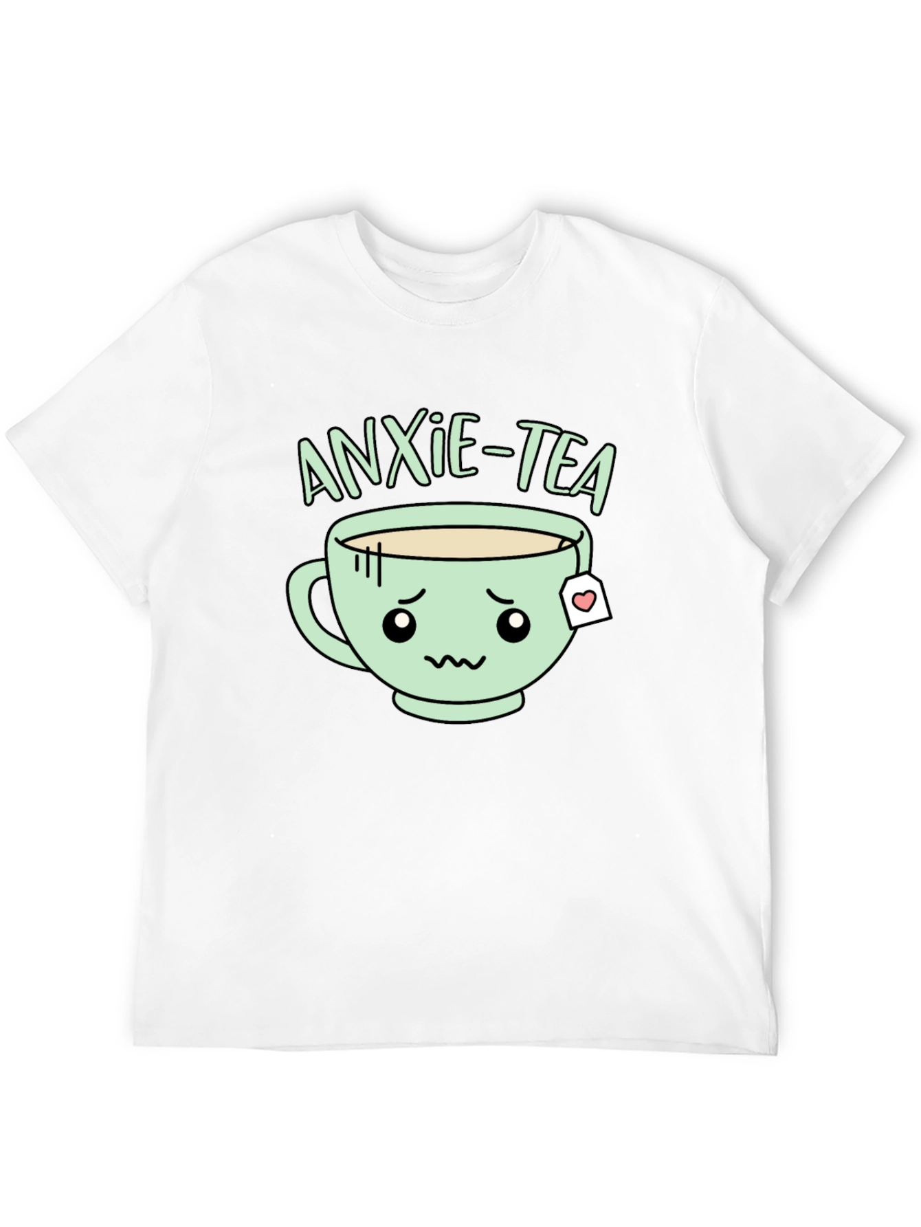 Anxie-Tea Graphic T-Shirt - Cute Kawaii Style
