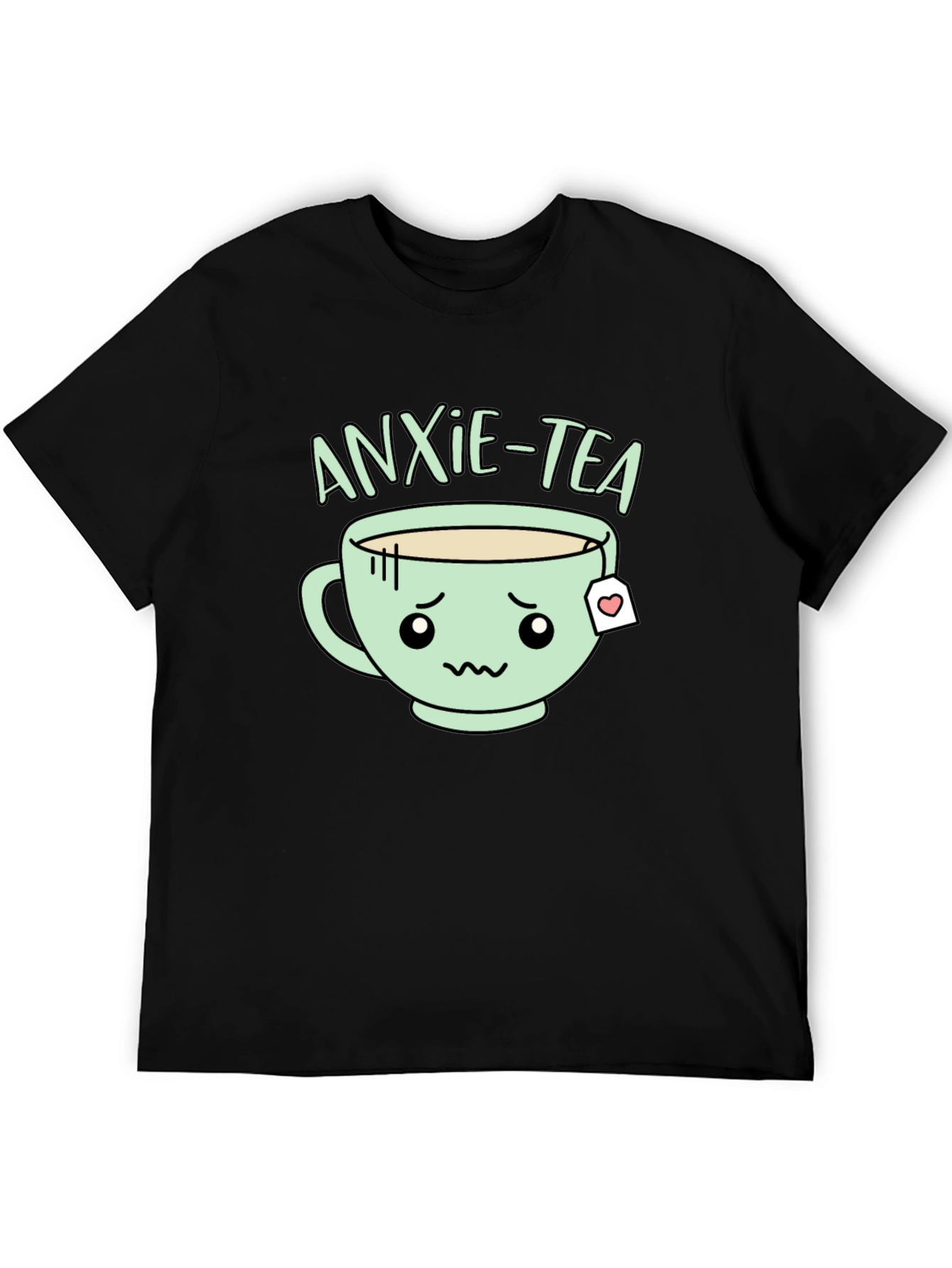 Anxie-Tea Graphic T-Shirt - Cute Kawaii Style