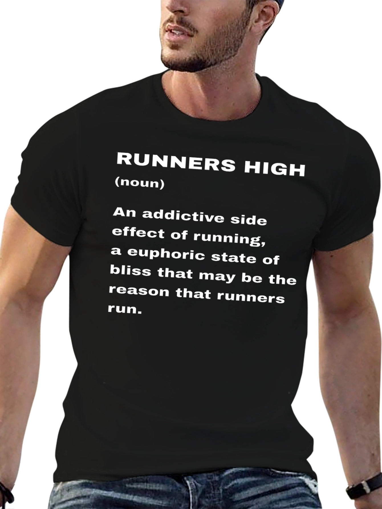 Runners High Definition T-Shirt - Addictive Running Tee