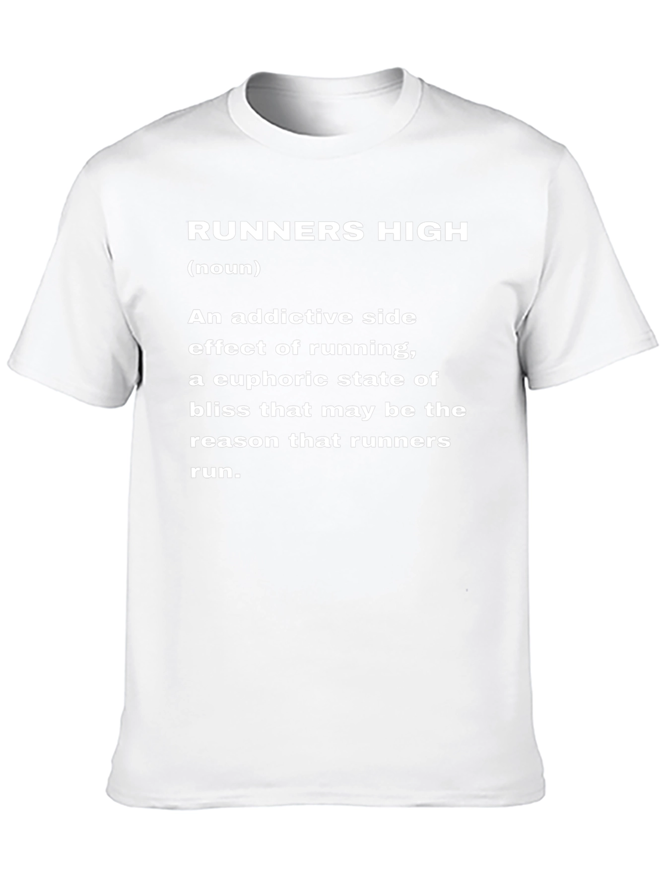 Runners High Definition T-Shirt - Addictive Running Tee