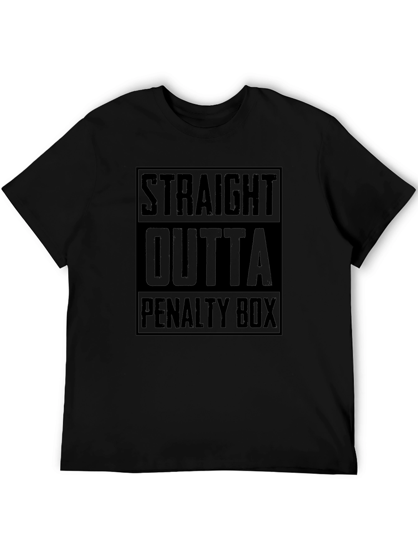 Straight Outta Penalty Box T-Shirt - Hockey Fan Apparel