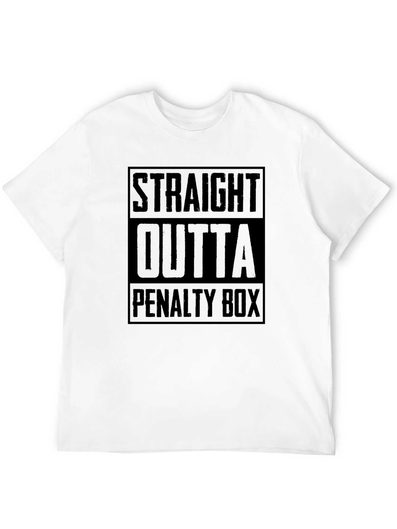 Straight Outta Penalty Box T-Shirt - Hockey Fan Apparel