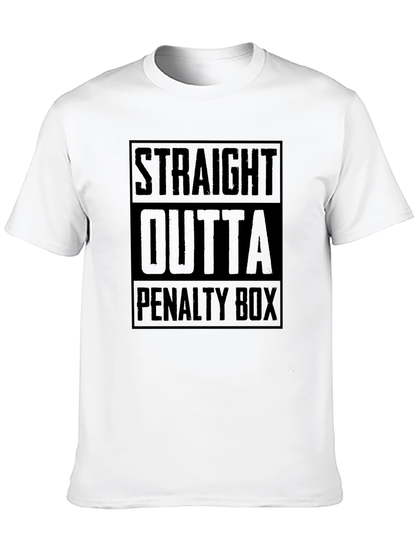 Straight Outta Penalty Box T-Shirt - Hockey Fan Apparel