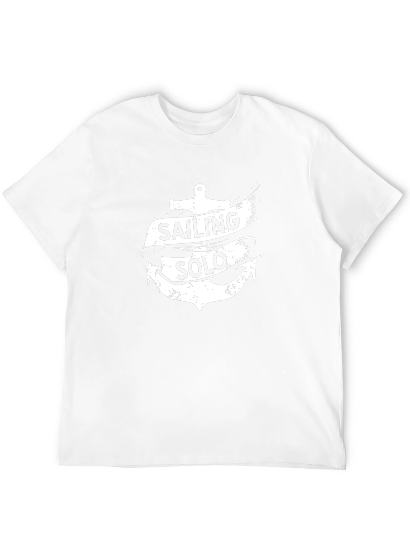 Sailing Solo Anchor Graphic T-Shirt