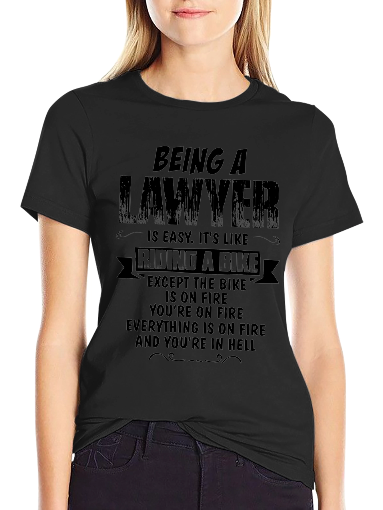 Being A Lawyer T-Shirt Funny Lawyer Gift