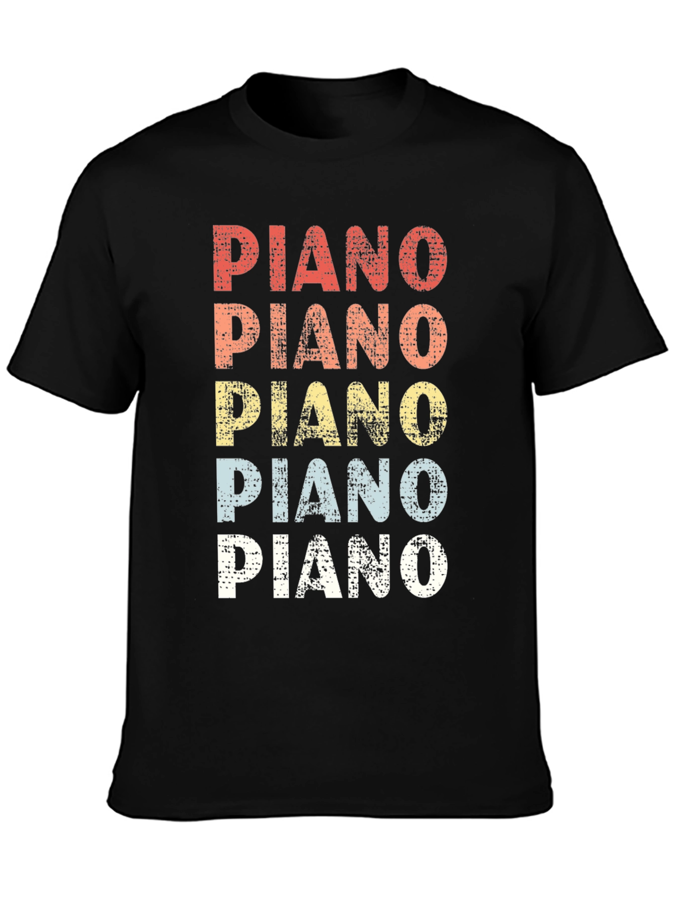 Retro Piano T-Shirt - Musician Gift