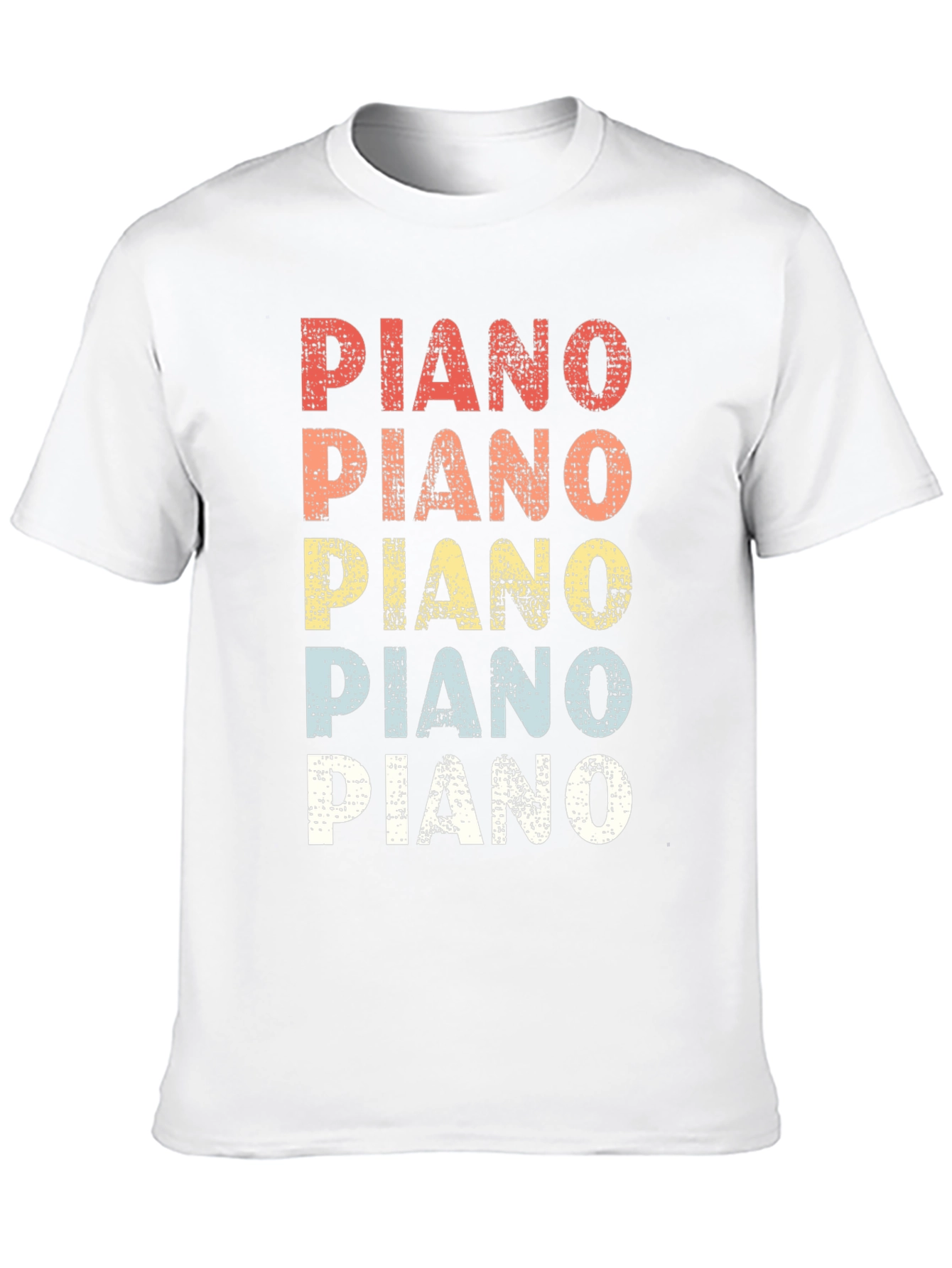 Retro Piano T-Shirt - Musician Gift