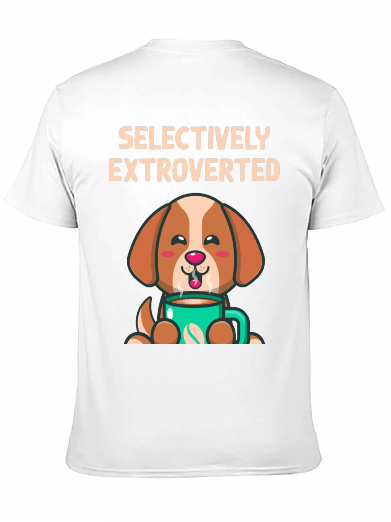 Selectively Extroverted Dog Coffee T-Shirt