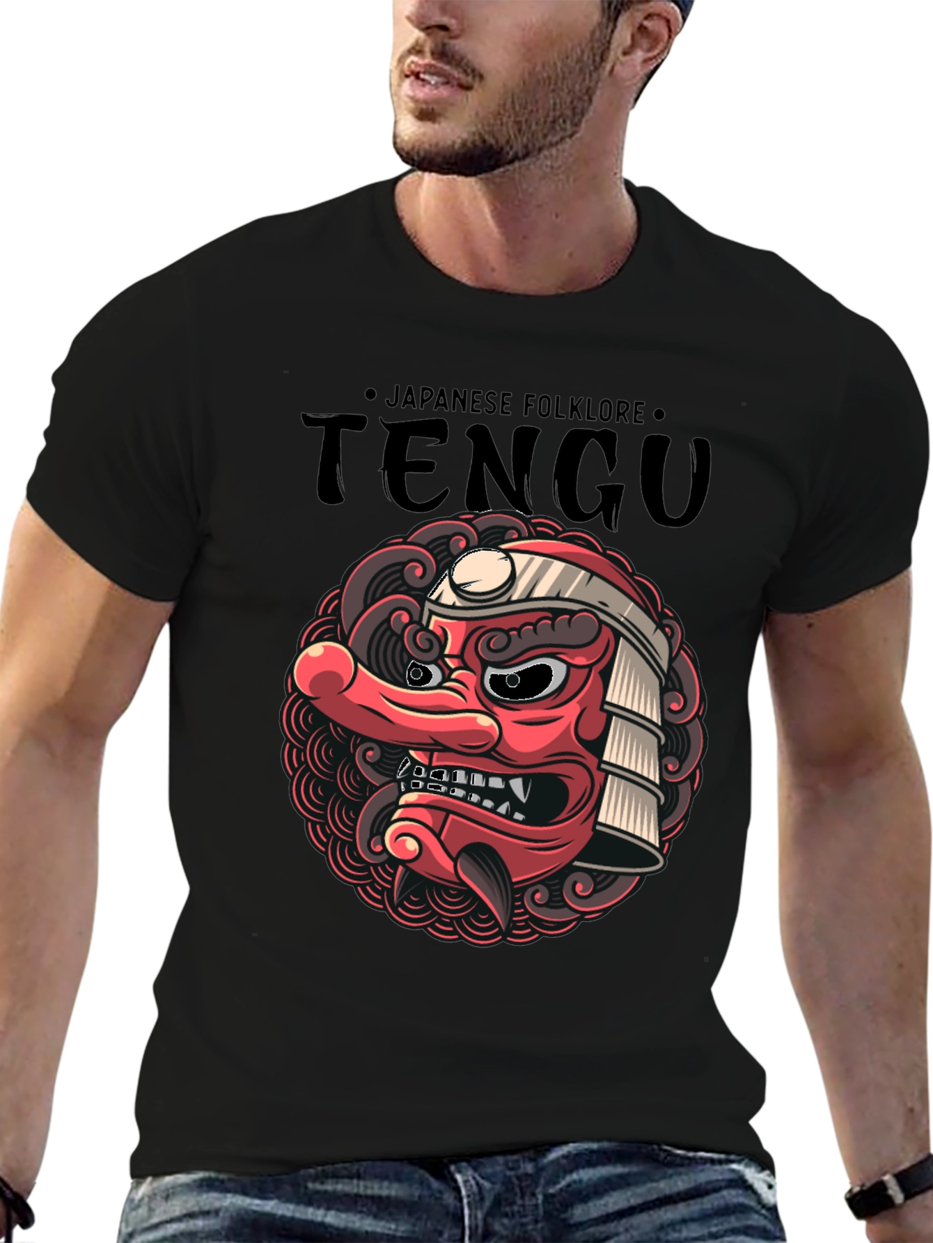 Tengu Japanese Folklore T-Shirt - Unique Design