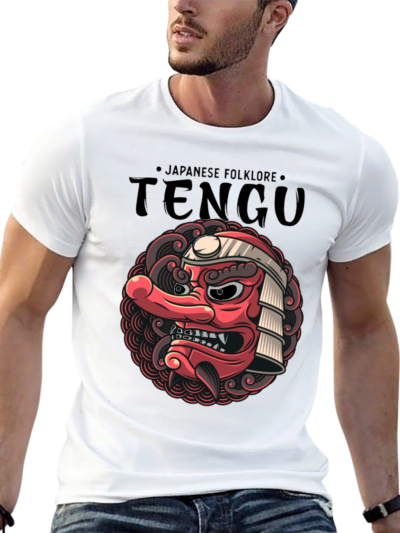 Tengu Japanese Folklore T-Shirt - Unique Design