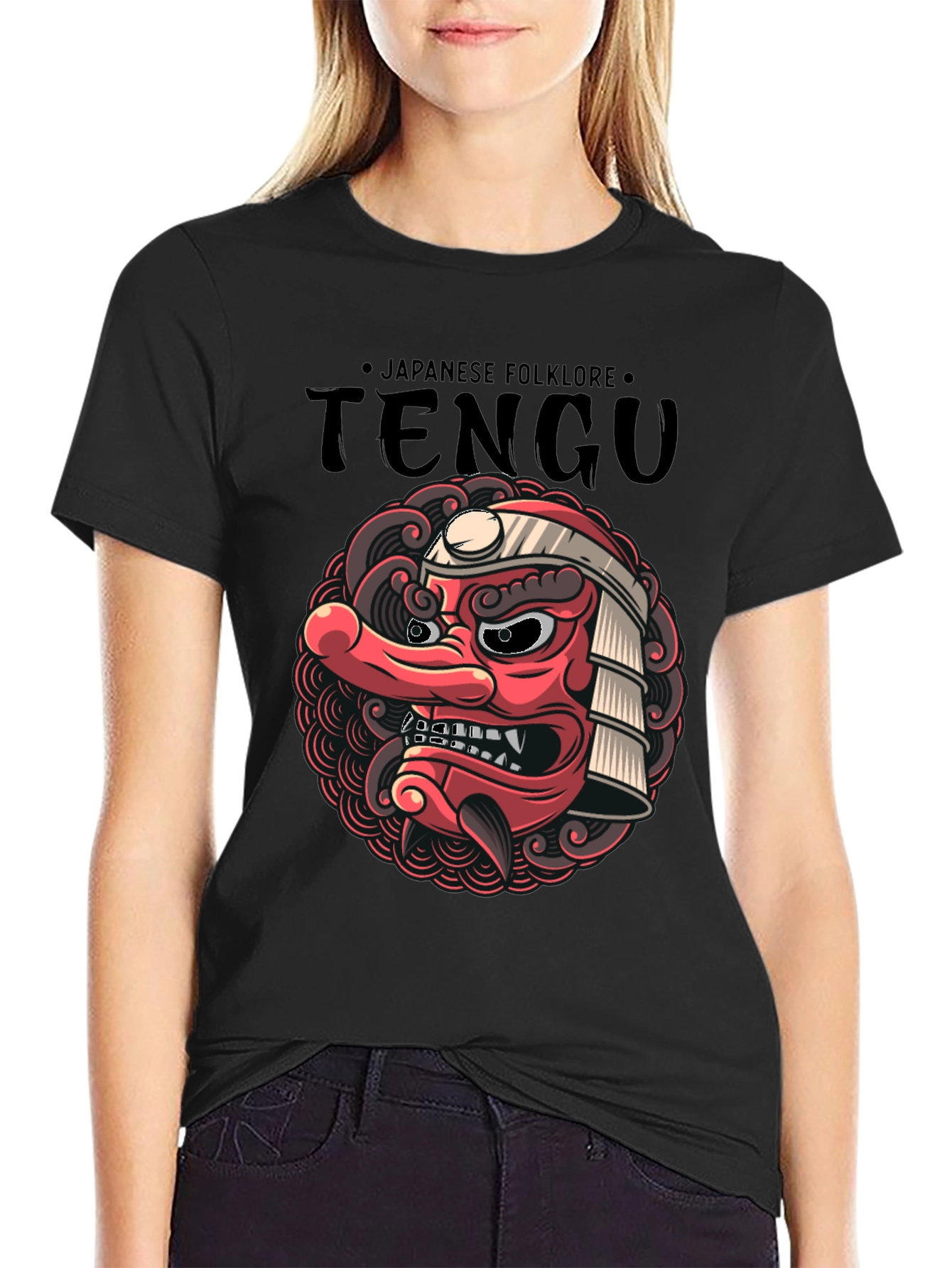 Tengu Japanese Folklore T-Shirt - Unique Design