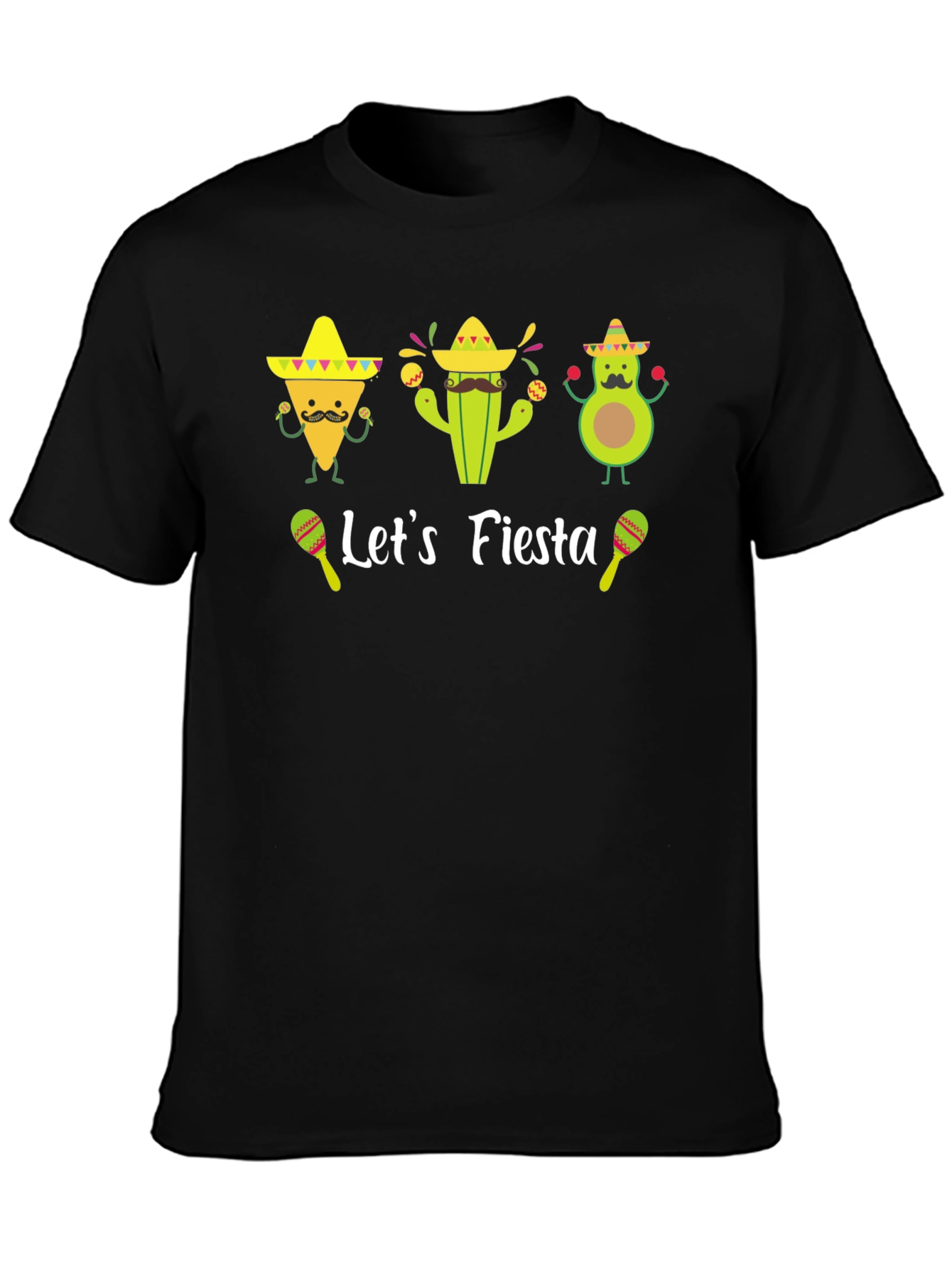 Lets Fiesta T-Shirt - Funny Cinco de Mayo Tee