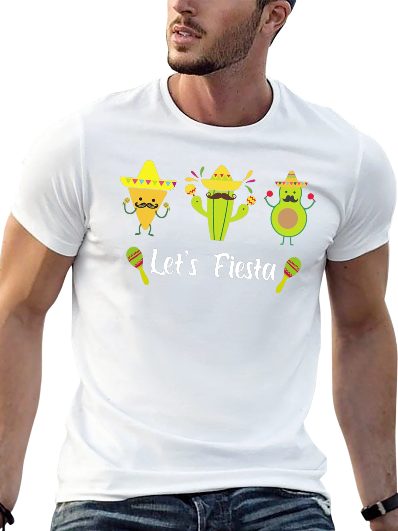 Lets Fiesta T-Shirt - Funny Cinco de Mayo Tee