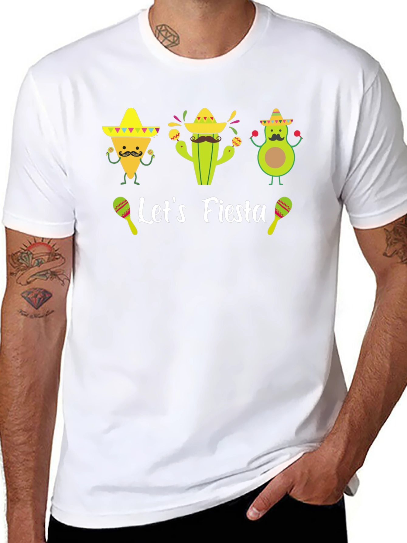 Lets Fiesta T-Shirt - Funny Cinco de Mayo Tee