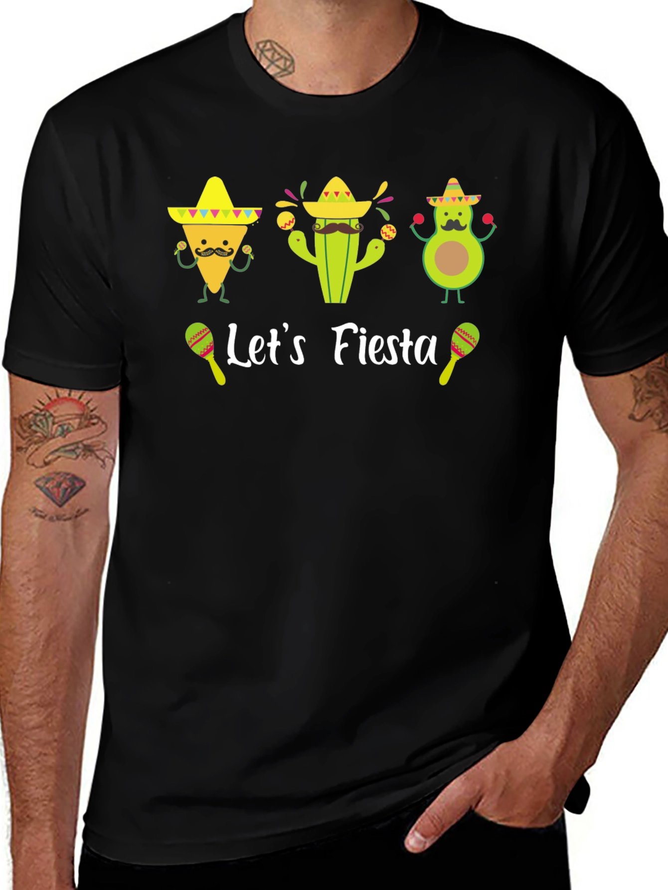 Lets Fiesta T-Shirt - Funny Cinco de Mayo Tee