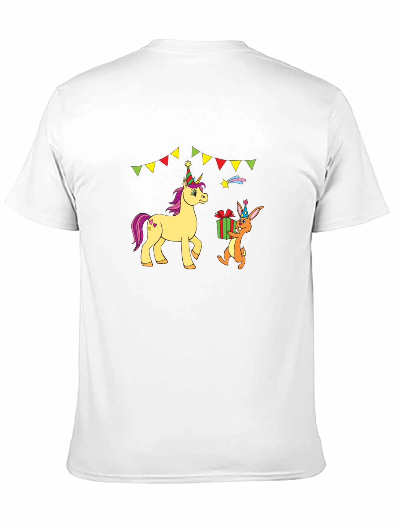 Birthday Unicorn & Rabbit T-Shirt