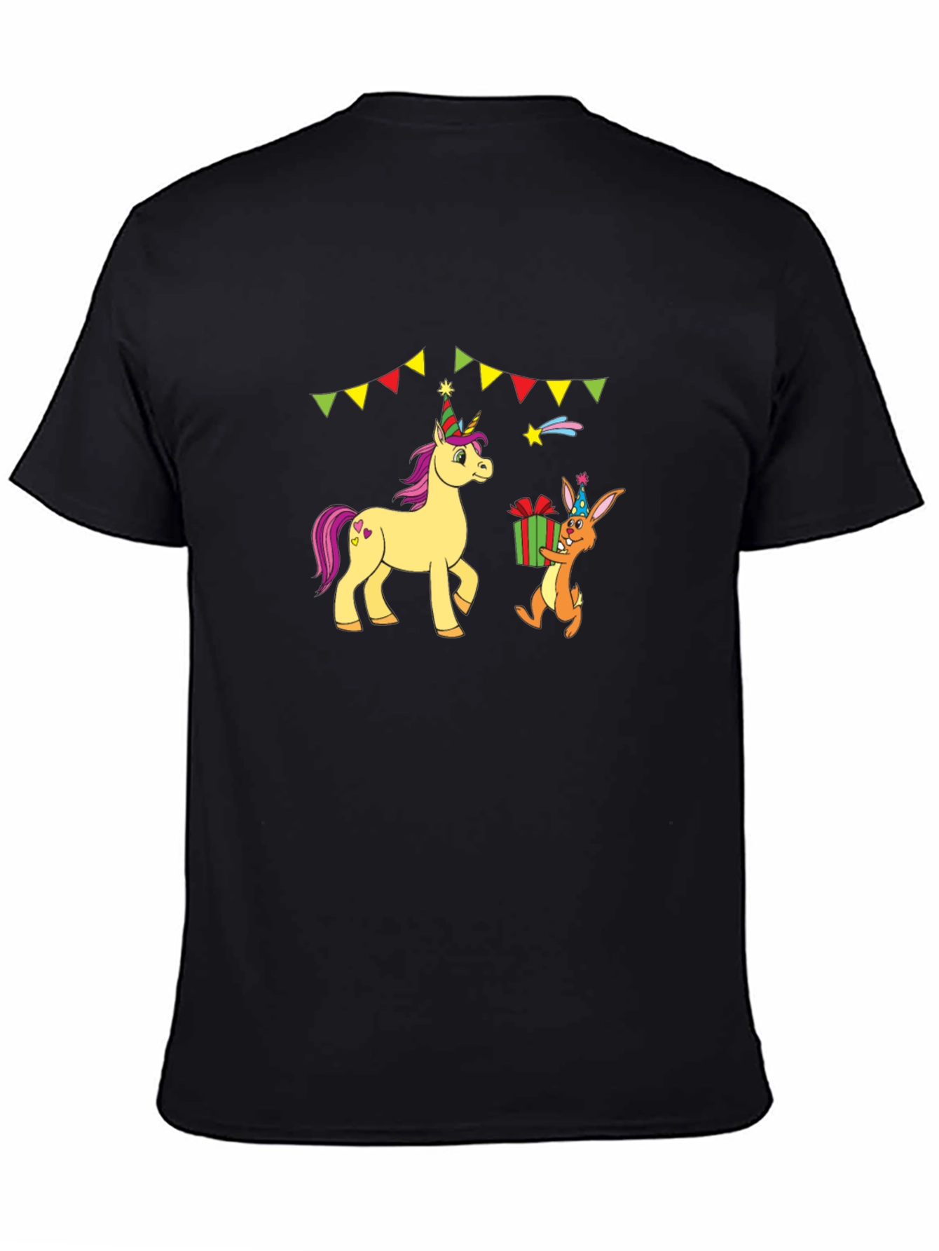 Birthday Unicorn & Rabbit T-Shirt