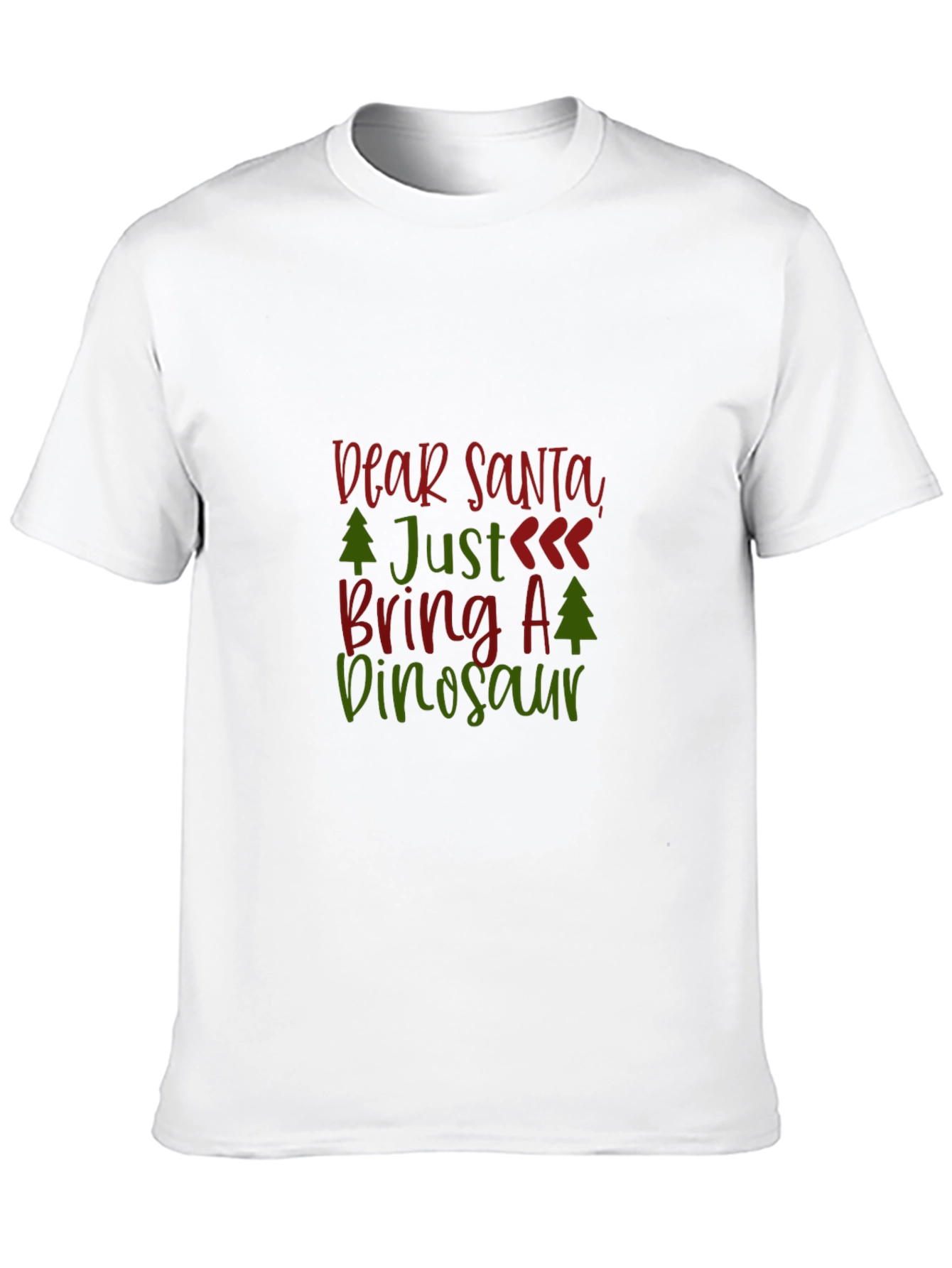 Dear Santa Dinosaur T-Shirt