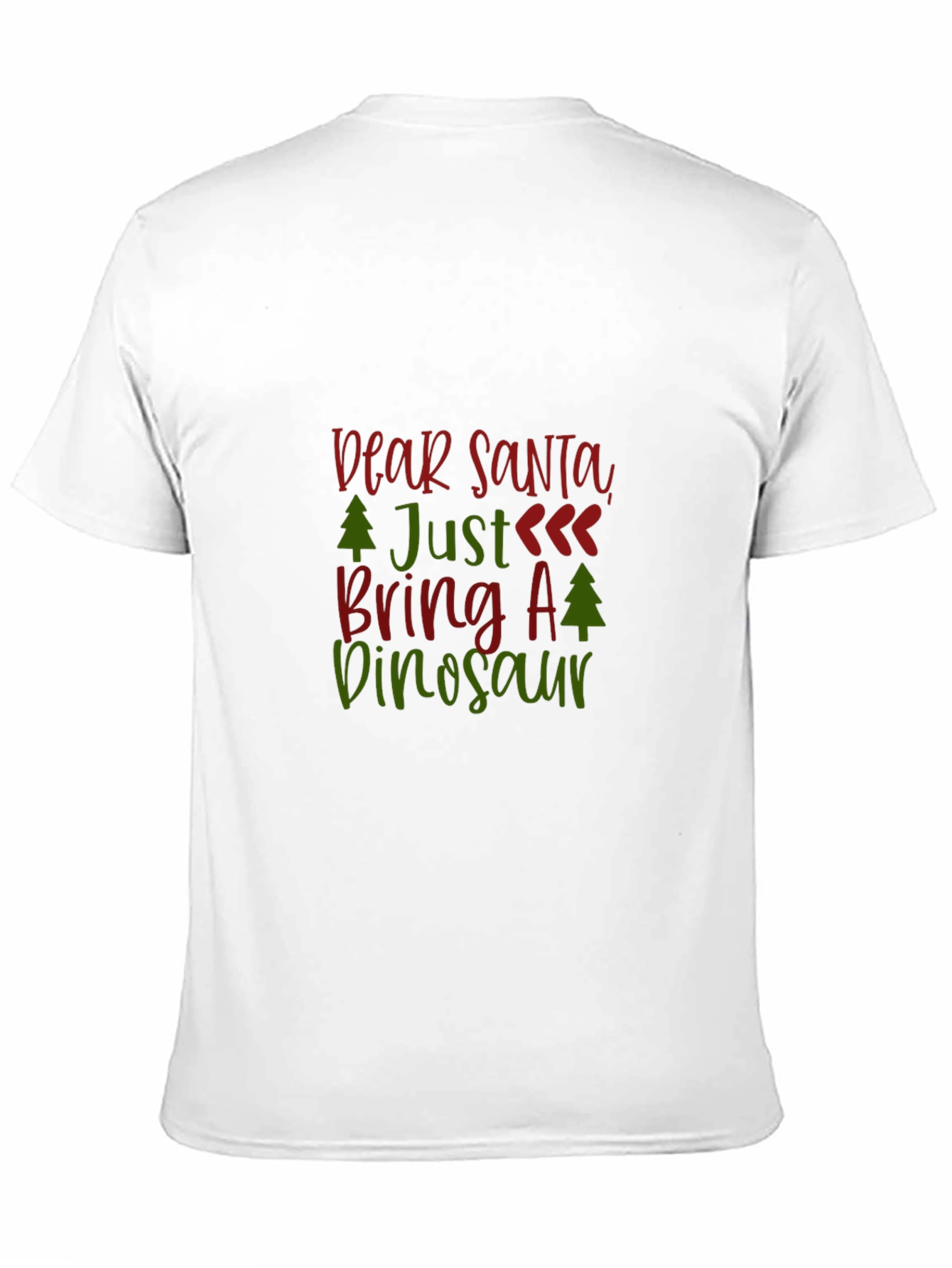 Dear Santa Dinosaur T-Shirt