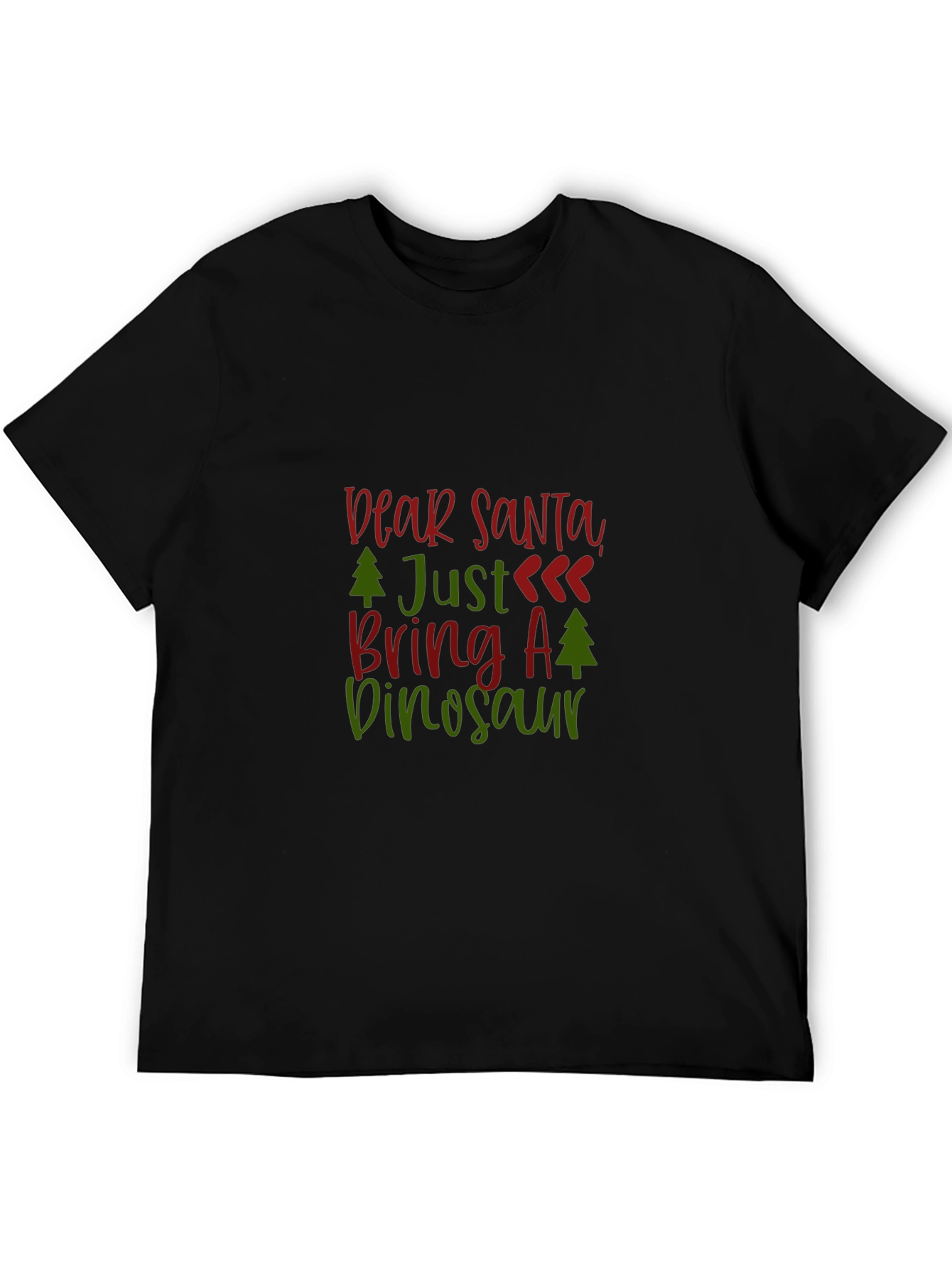 Dear Santa Dinosaur T-Shirt