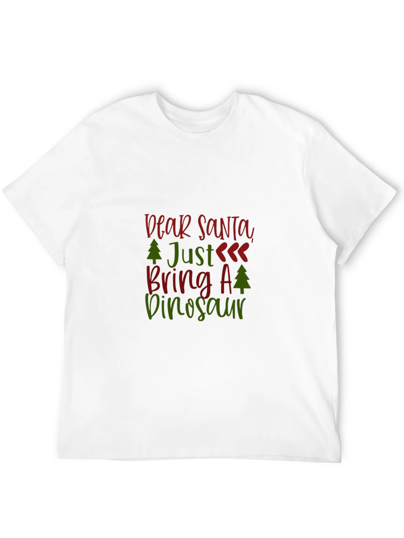 Dear Santa Dinosaur T-Shirt