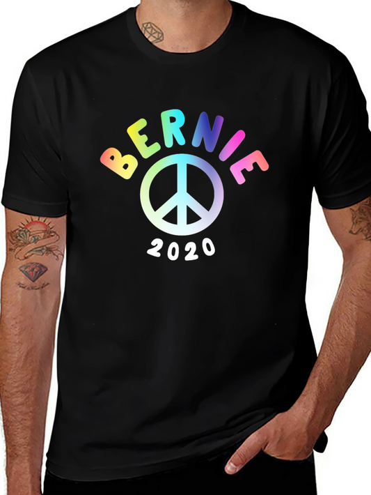 Bernie 2020 Peace Sign Graphic Tee