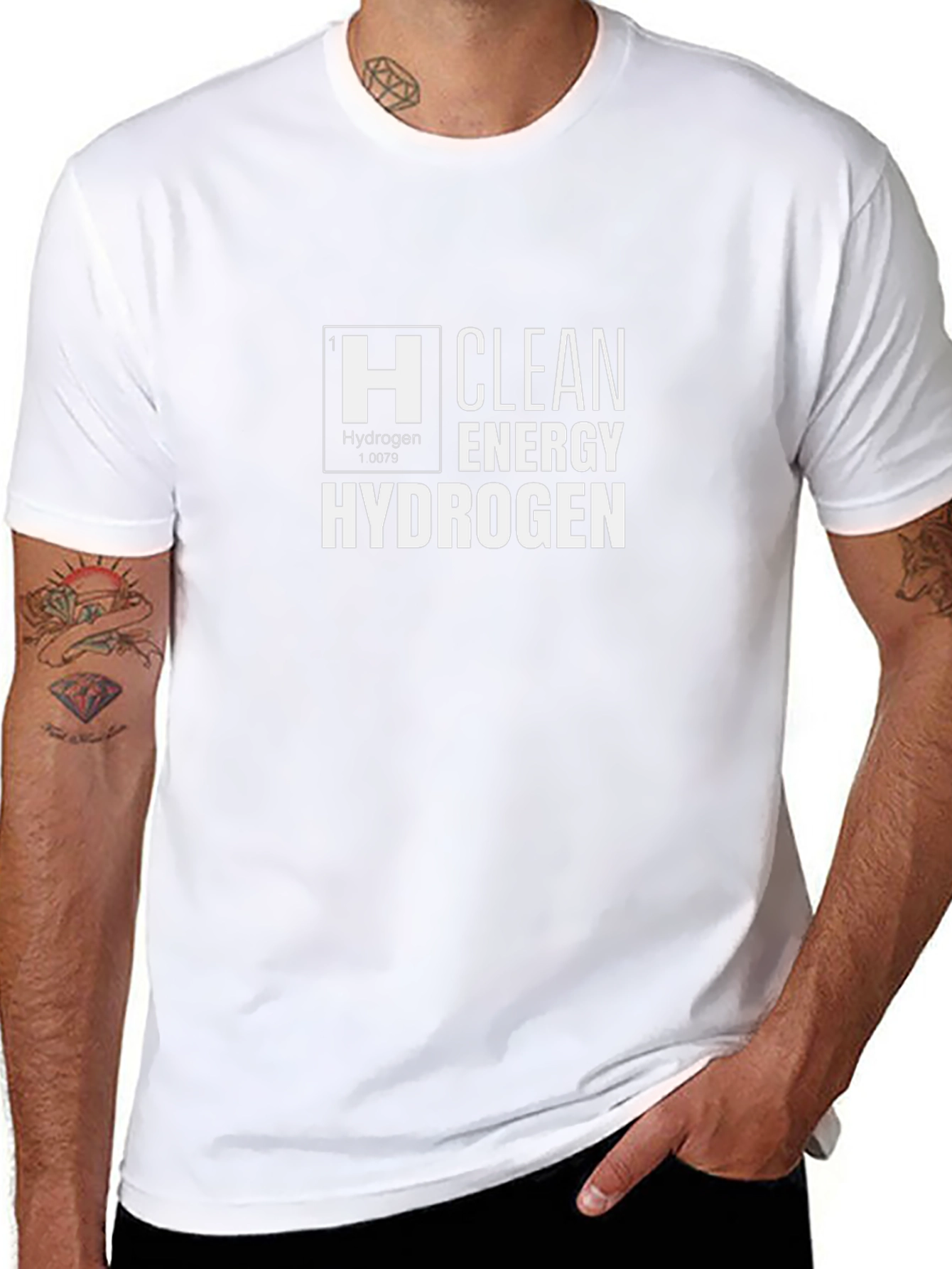 Hydrogen Clean Energy Graphic T-Shirt