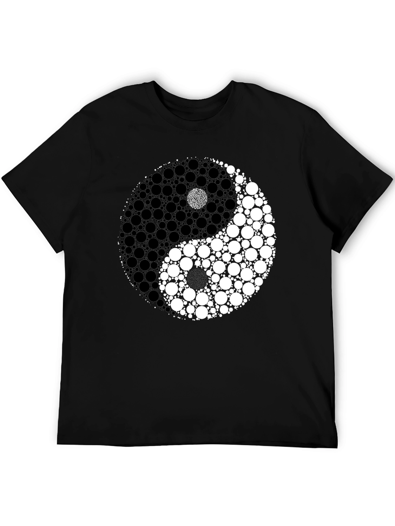 Yin Yang Circle Dot Graphic T-Shirt