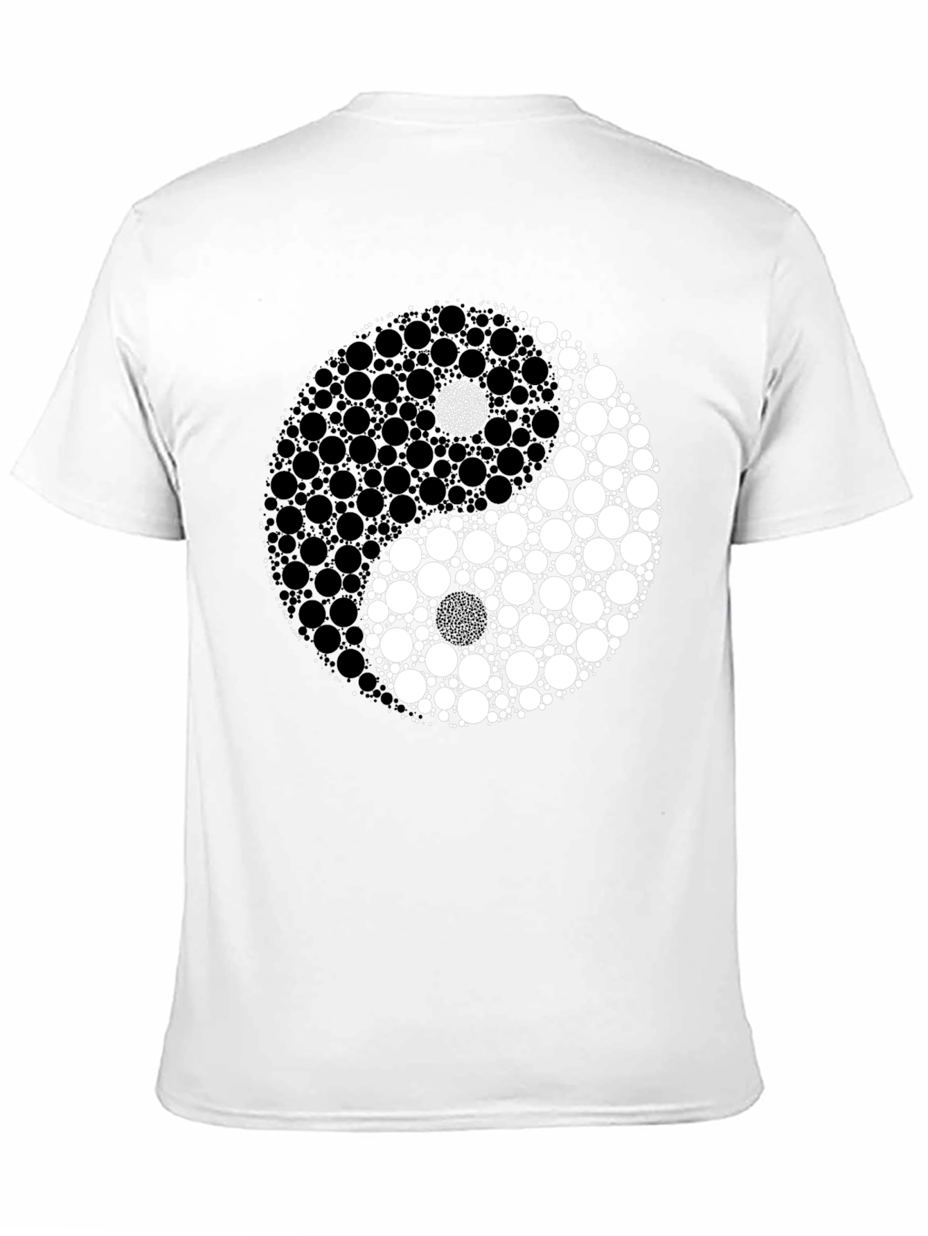 Yin Yang Circle Dot Graphic T-Shirt