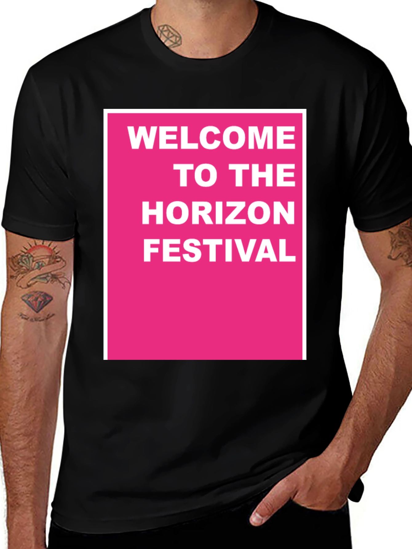 Horizon Festival Black T-Shirt