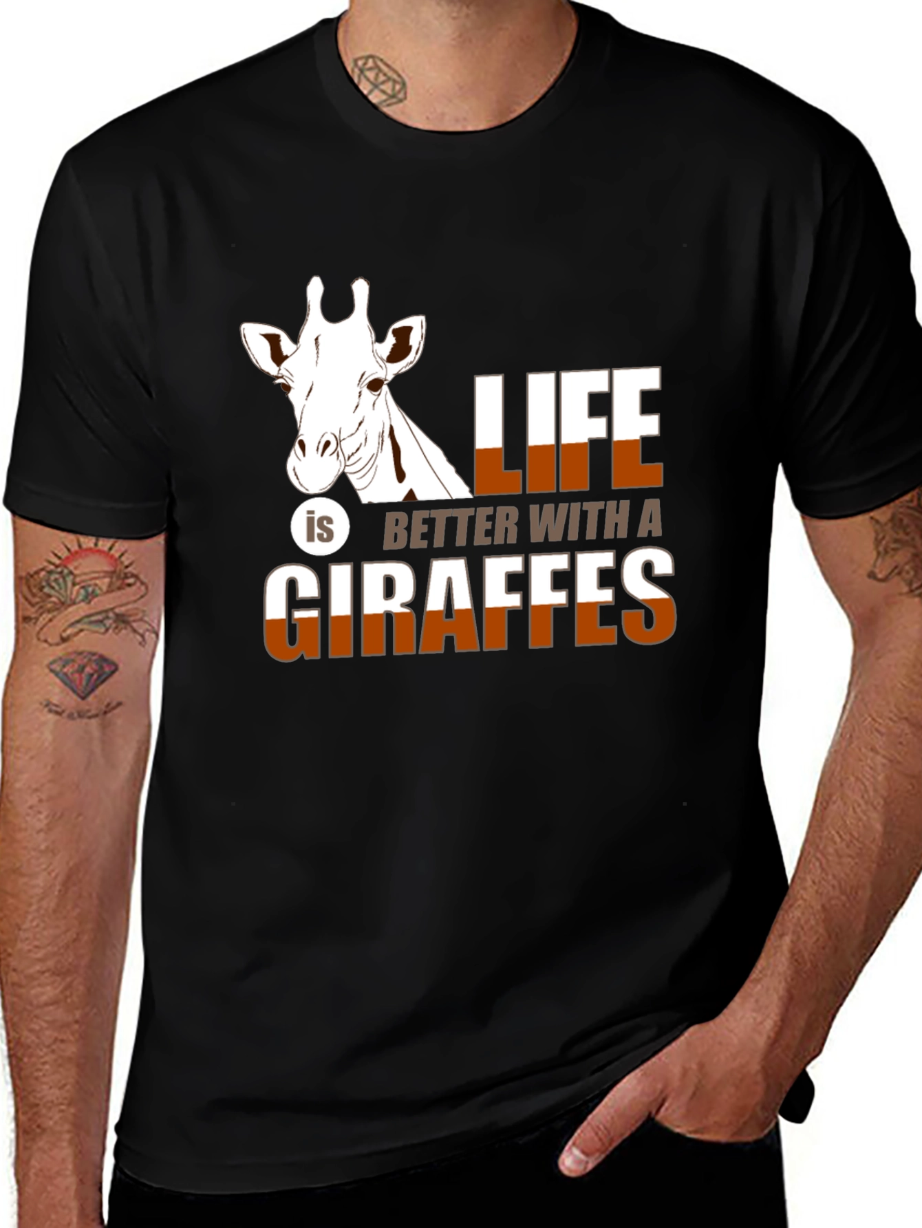 Giraffe Life T-Shirt - Better with Giraffes!