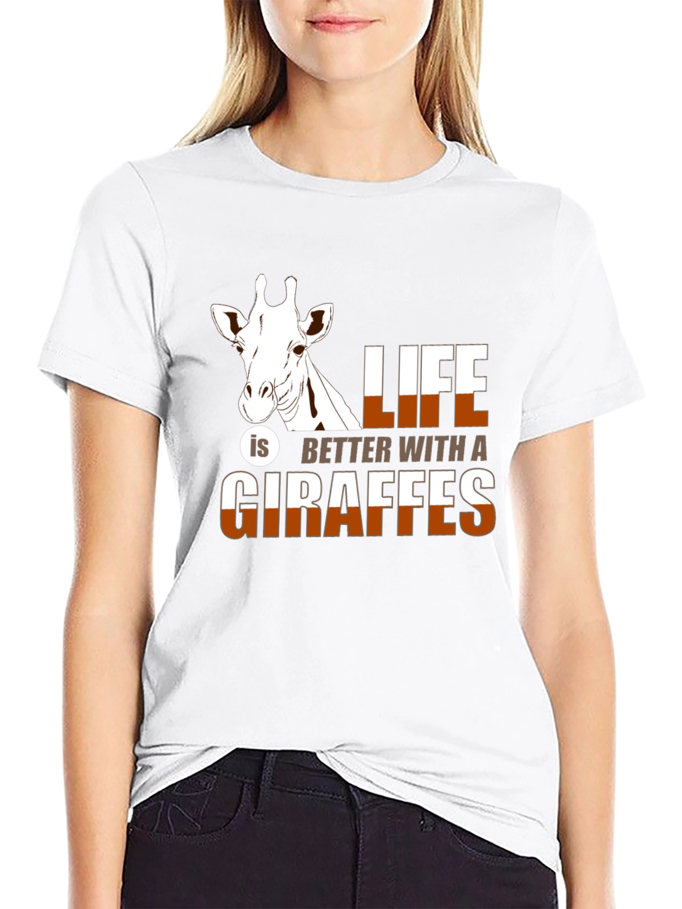 Giraffe Life T-Shirt - Better with Giraffes!