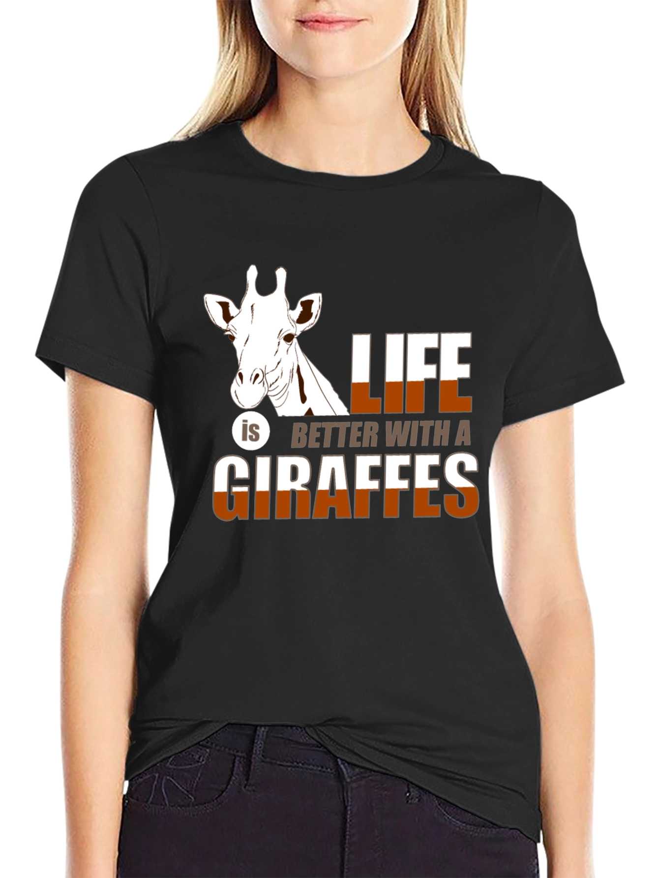 Giraffe Life T-Shirt - Better with Giraffes!